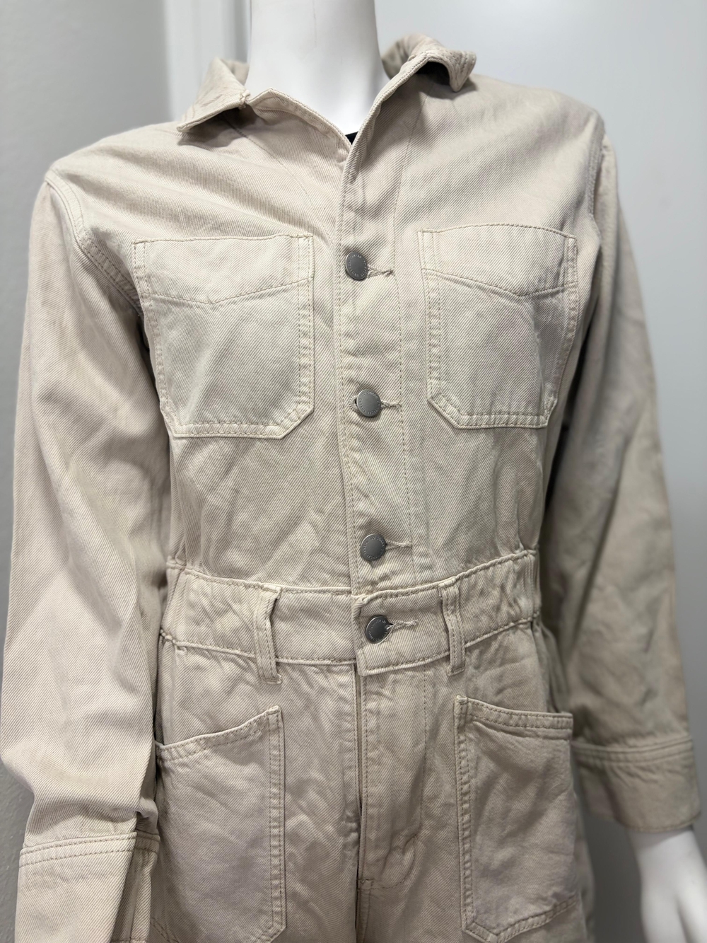 Universal Thread Tan Utility Jacket with Button Tag - Picture 3 of 5